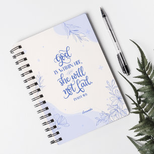 Bijbelvers God is binnen haar geschenk voor haar Notitieboek