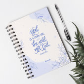 Bijbelvers God is binnen haar geschenk voor haar Notitieboek