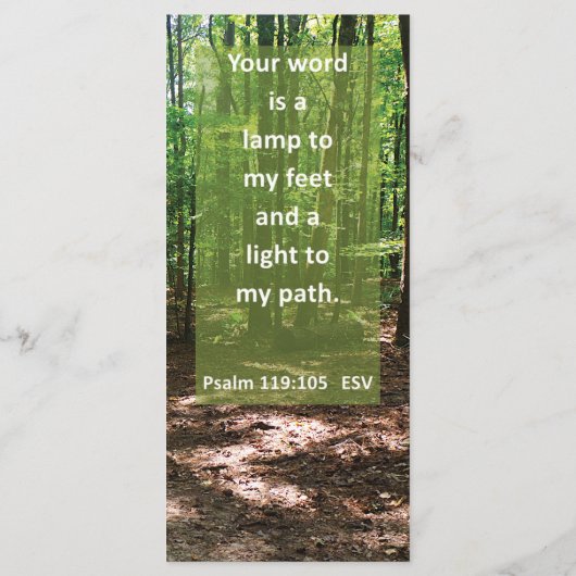 Bijbelvers GODS Woord leidt mij tot Bladwijzer (Achterkant)