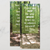 Bijbelvers GODS Woord leidt mij tot Bladwijzer (Voorkant / Achterkant)