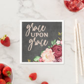 Bijbelvers Grace Upon Grace Square Servet (Insitu)
