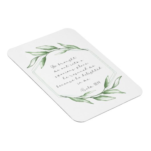 Bijbelvers groen magneet (Rechterzijde)