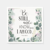 Bijbelvers groen servet (Voorkant)