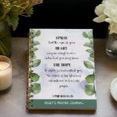 Bijbelvers Groene Gebedsdagboek Notitieboek