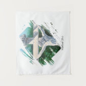 Bijbelvers: Hij is verrezen in het geloof Wandkleed (Voorkant)