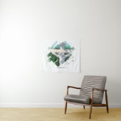 Bijbelvers: Hij is verrezen in het geloof Wandkleed (In Situ (horizontaal))