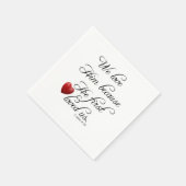 Bijbelvers I Johannes 4 19 Wij houden van Hem Keuk Servetten (Hoek)