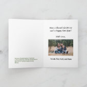 Bijbelvers Isaiah in kalligrafie met Keltische kno Feestdagen Kaart (Binnen)