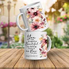 Bijbelvers Je bent mooi koffiemok