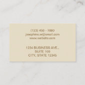 Bijbelvers Jeremia 29:11 Christelijk Visitekaartje (Achterkant)