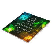 Bijbelvers Jeremia 33:3 Keramische Tegel Tegeltje (Zijkant)