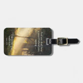 Bijbelvers Jesaja 30 Dit is de weg die daarin bewa Bagagelabel (Voorkant horizontaal)