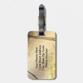 Bijbelvers Jesaja 30 Dit is de weg die daarin bewa Bagagelabel (Achterkant verticaal)