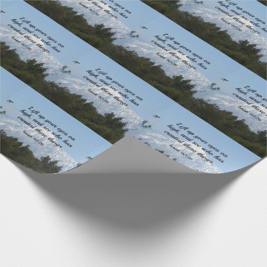 Bijbelvers, Jesaja 40:26 Cadeaupapier (Hoek)