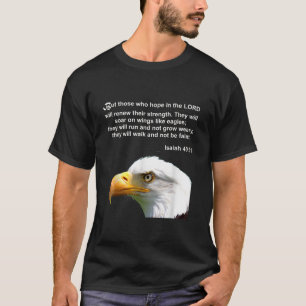 Bijbelvers Jesaja 40 31 Christelijk T-shirt