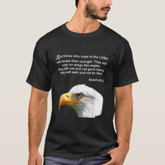 Bijbelvers Jesaja 40 31 Christelijk T-shirt