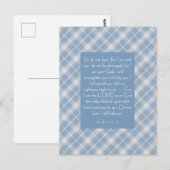  Bijbelvers Jesaja 41:10, 13 Briefkaart (Voorkant / Achterkant)