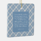  Bijbelvers Jesaja 41:10, 13 Keramisch Ornament (Rechts)