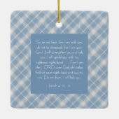  Bijbelvers Jesaja 41:10, 13 Keramisch Ornament (Achterkant)