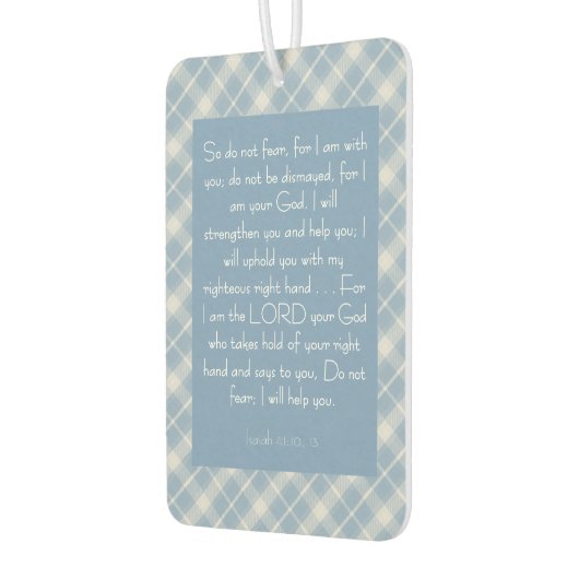  Bijbelvers Jesaja 41:10, 13 Luchtverfrisser (Links)