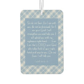  Bijbelvers Jesaja 41:10, 13 Luchtverfrisser (Achterkant)