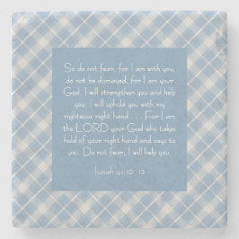  Bijbelvers Jesaja 41:10, 13 Stenen Onderzetter