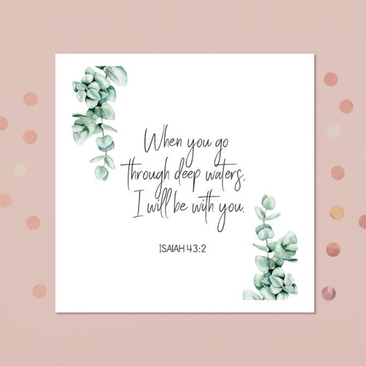 Bijbelvers Jesaja Plein Servet