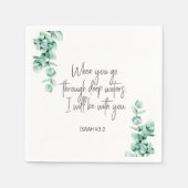 Bijbelvers Jesaja Plein Servet (Voorkant)