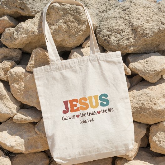 Bijbelvers Jezus De manier waarop de waarheid het  Tote Bag