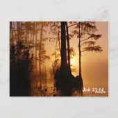 Bijbelvers Job 33:14 God Spreekt Wel Degelijk Briefkaart (Achterkant)