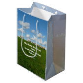 Bijbelvers, Johannes 10:27, Mijn schapen... Medium Cadeauzakje (Voorkant Gekanteld)