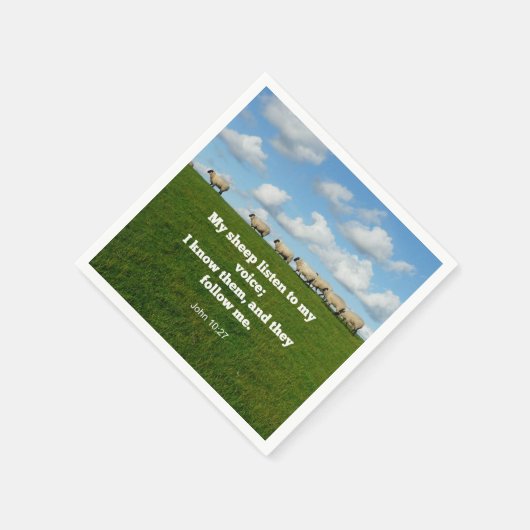 Bijbelvers, Johannes 10:27, Mijn schapen... Servet (Hoek)