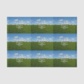 Bijbelvers, Johannes 10:27, Mijn schapen... Tissuepapier (Voorkant)