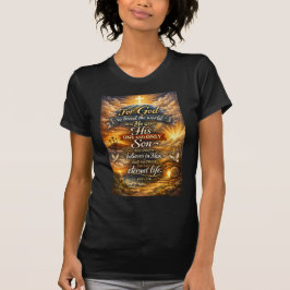 Bijbelvers Johannes 3:16 Dames T-shirt