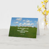 Bijbelvers, John 10:27 Kaart (Gele Bloem)