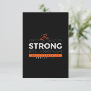 Bijbelvers Jozua 1:9 Kaart