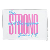 Bijbelvers Jozua 1:9 Kussensloop (Voorkant)