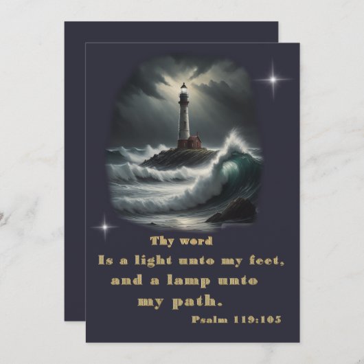 Bijbelvers Kaart (Voorkant / Achterkant)