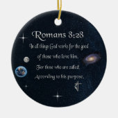 Bijbelvers Keramisch Ornament (Voorkant)