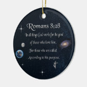 Bijbelvers Keramisch Ornament (Links)