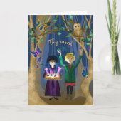 Bijbelvers, kieuwen, Butterflies Storybook Art Kaart (Voorkant)