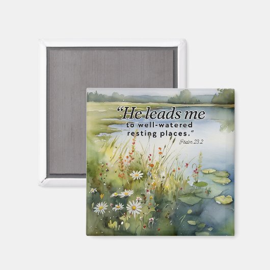 Bijbelvers Kookmagneet - Psalm 23 Magneet (Voorkant / Achterkant)