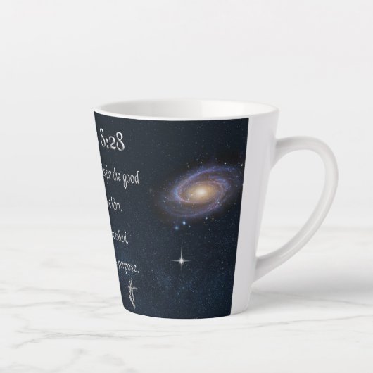 Bijbelvers Latte Mok (Rechts)