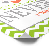 Bijbelvers "Liefde is" 1Korintiërs Poster (Hoek)