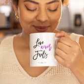 Bijbelvers | Liefde mislukt nooit Koffiemok