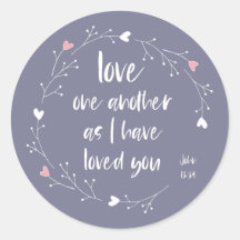 Bijbelvers: Liefs van elkaar (+ harten)