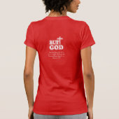 Bijbelvers maar Godtypografie personaliseren T-Shi T-shirt (Achterkant)