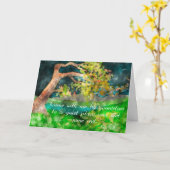 Bijbelvers Mark 6:31 Kom met me mee Inspirerend Kaart (Gele Bloem)