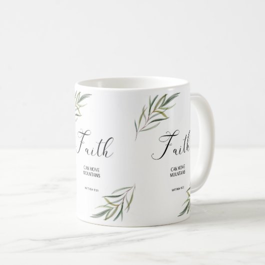 Bijbelvers Matteüs verlaat Schrift Koffie Mok (Voorkant rechts)