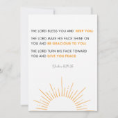 Bijbelvers met nummer 6:24 - De Heer zonder U Kaart (Voorkant)